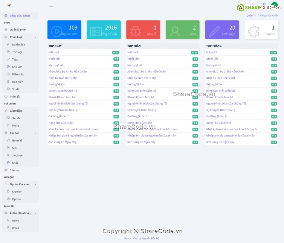 source code phim,web phim laravel,crawl phim